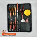 ست ابزار چوبی سفالگری و مجسمه‌سازی